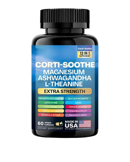 CALM COMPLEX — Magnesio + L-Teanina + Ashwagandha · 60 cápsulas